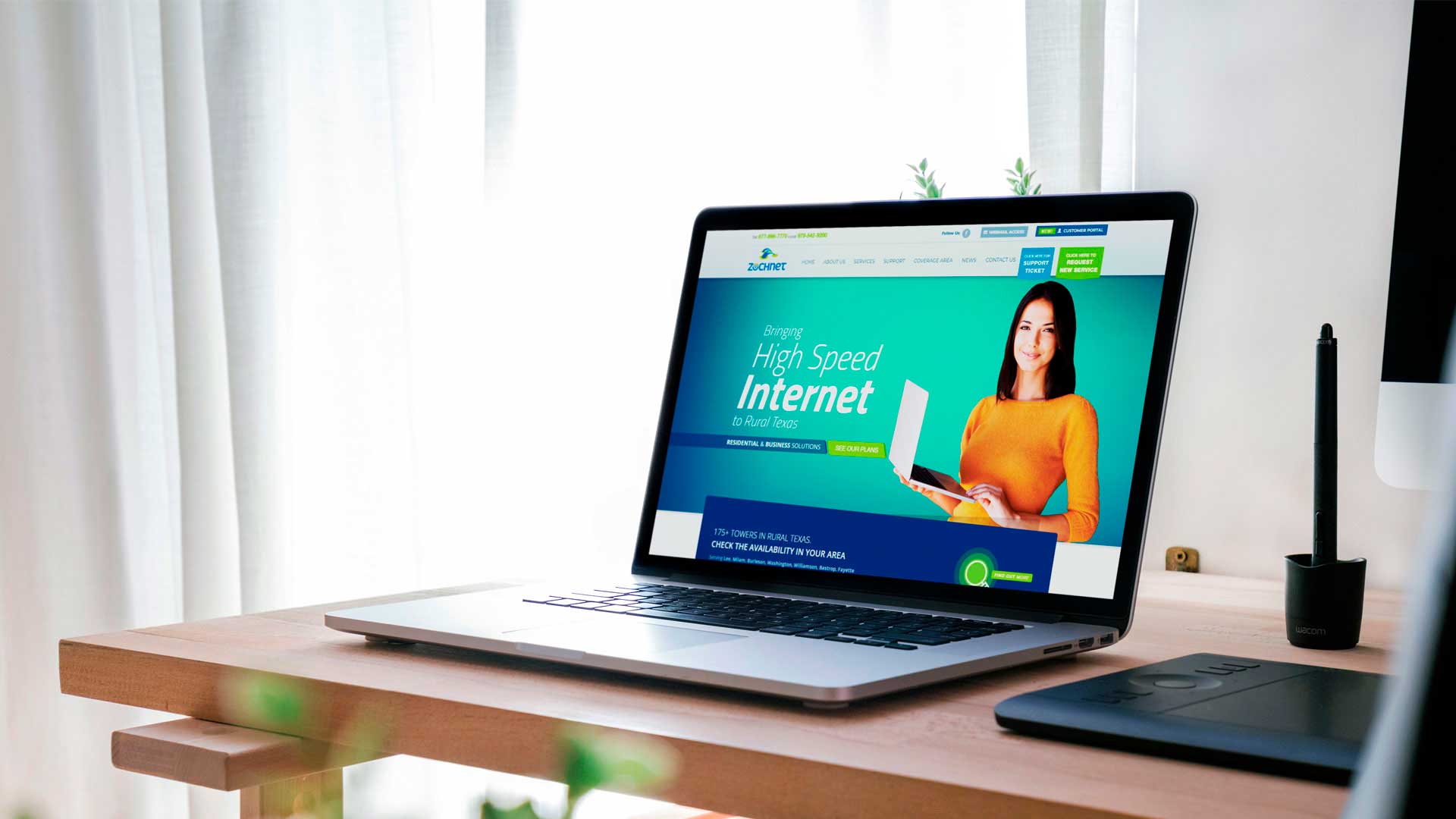 ZochNet Internet Service Provider Branding Design Case Study